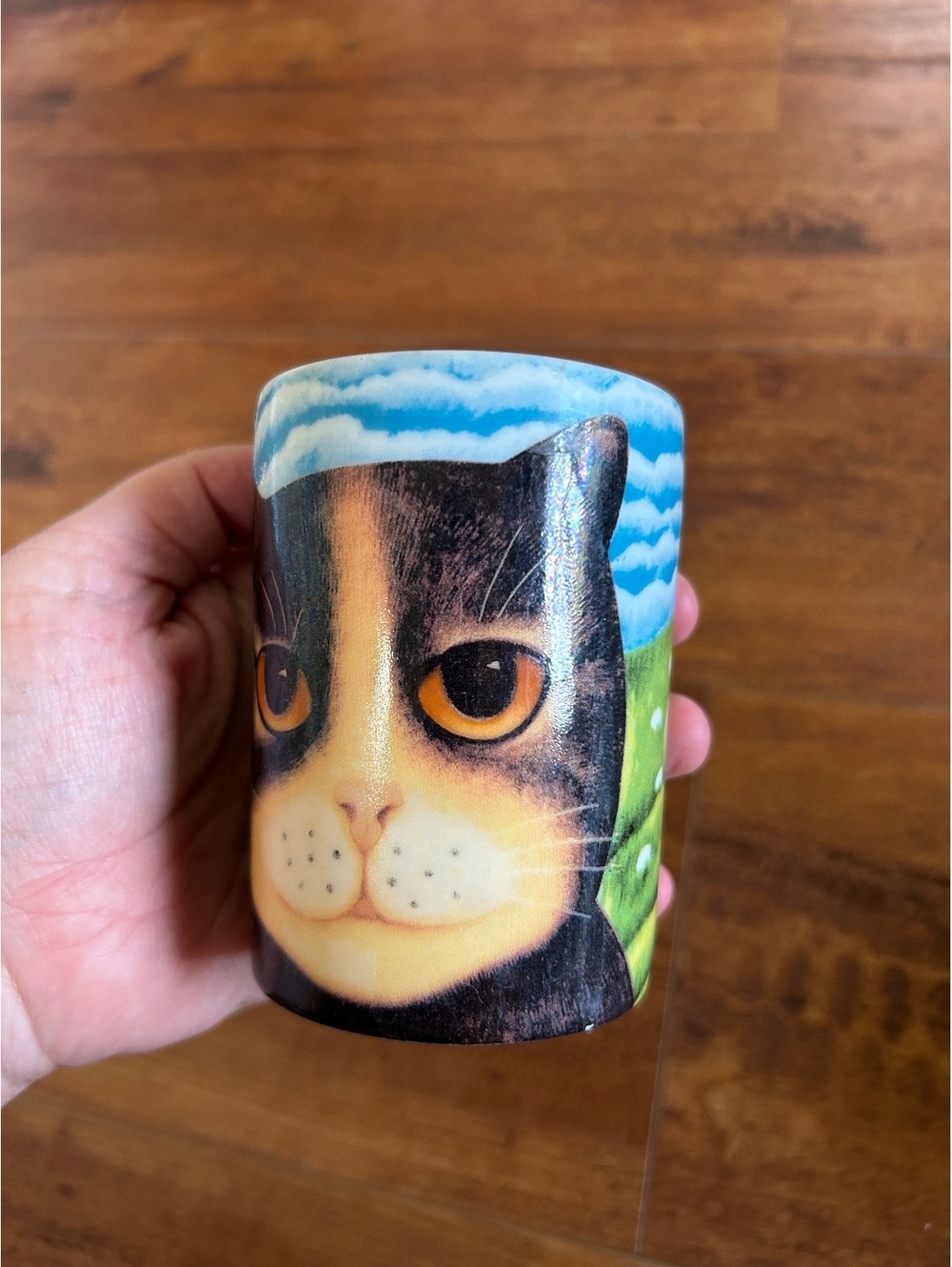 Beswick "Priscilla" Cat Mug by Martin Leman